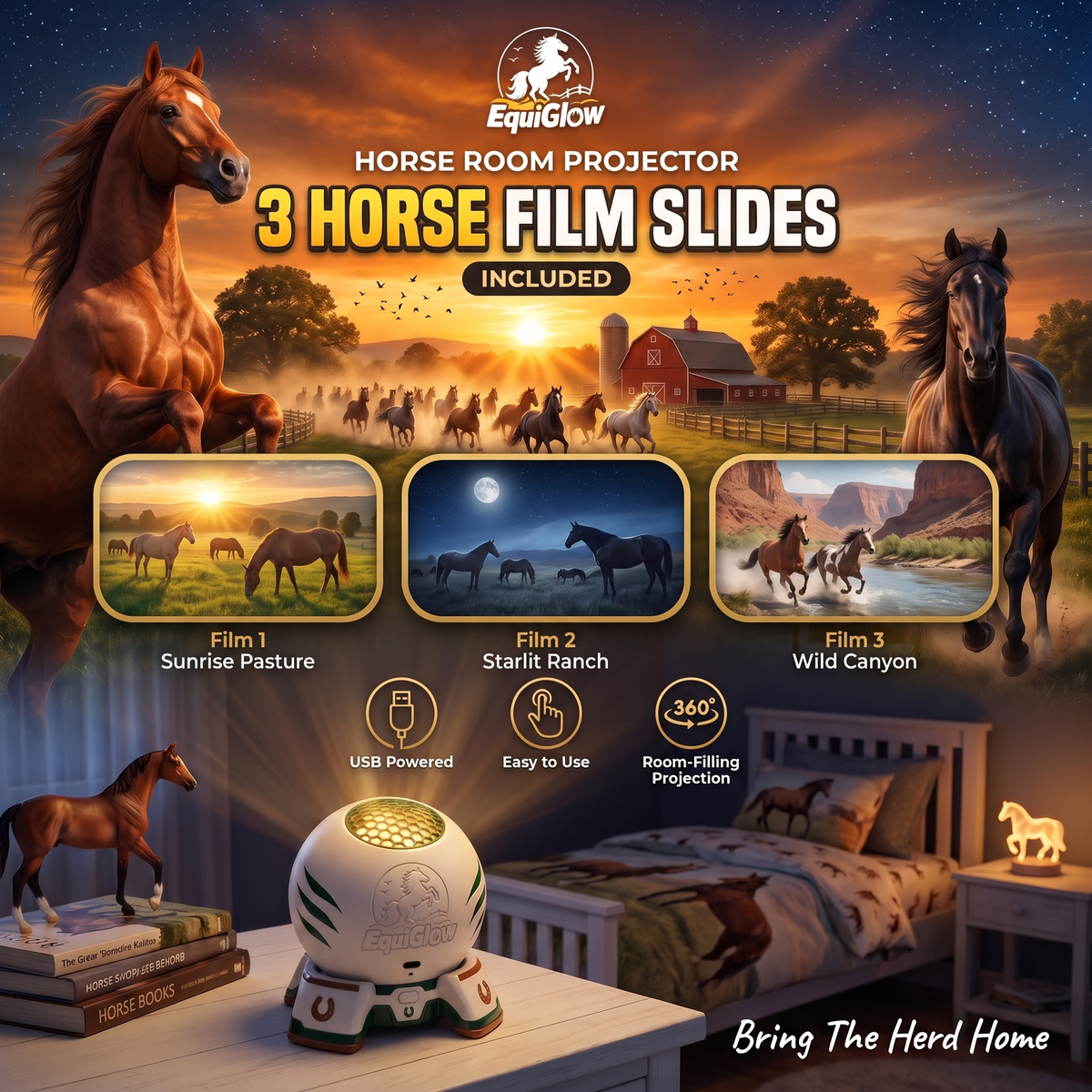 Equiglow Horse Projector